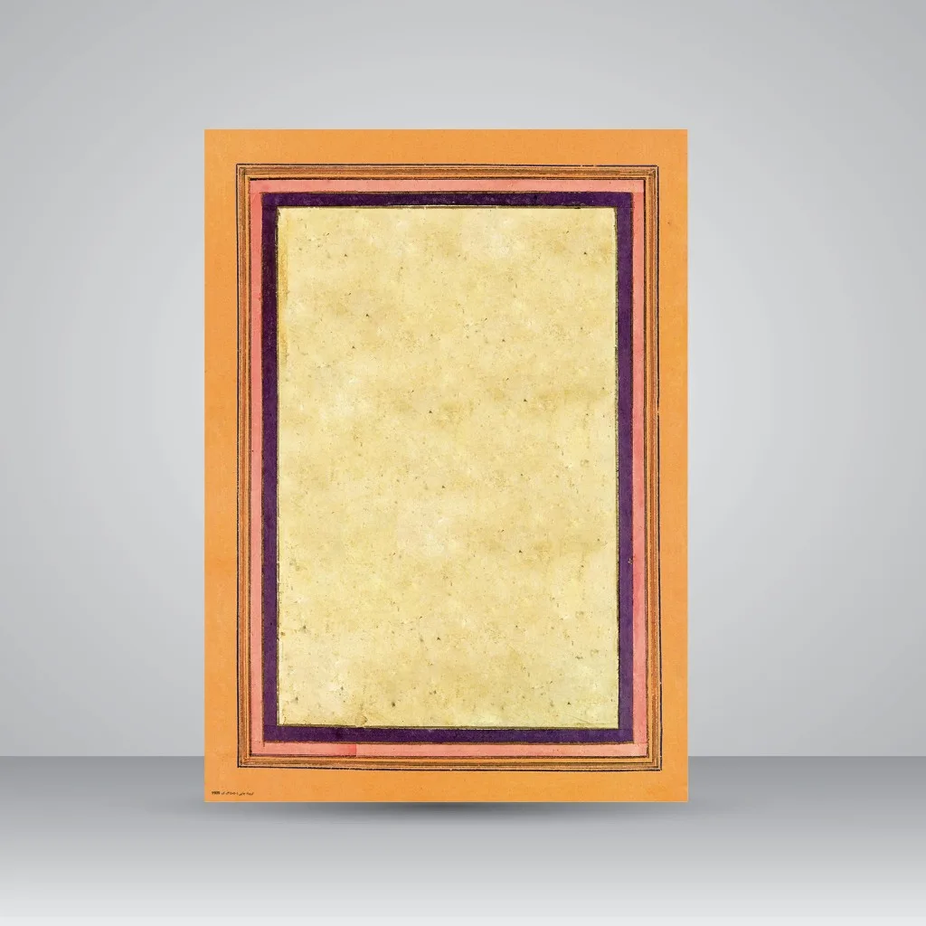 کاغذ تذهیب دار،50*35 cm، کد 909، (بسته 10 عددی)