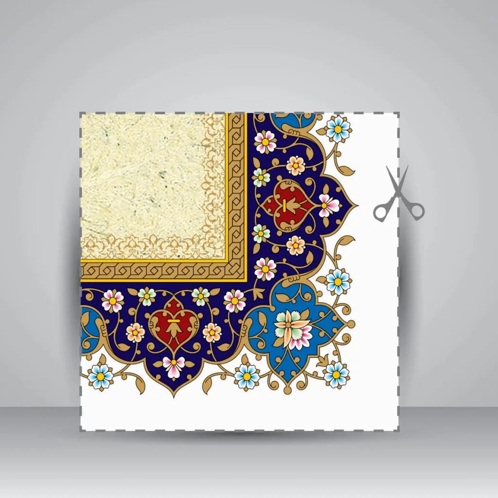 کاغذ تذهیب چاپی کد 942، سایز 42*30 A3) cm) (بسته 50 عددی) — انتشارات یساولی