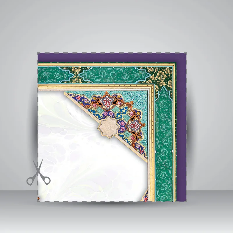 کاغذ ابروباد چاپی،30*21 cm، کد 653، (بسته 10 عددی) — انتشارات یساولی