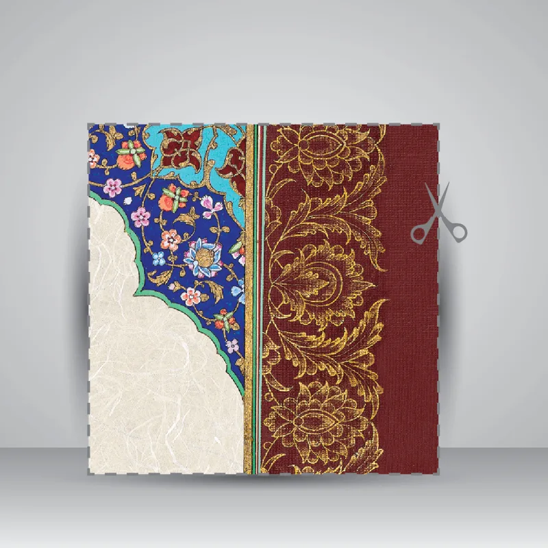 کاغذ تذهیب دار، 30*21 cm، کد 628 (بسته 10 عددی) — کد منبع 4715953 — انتشارات یساولی