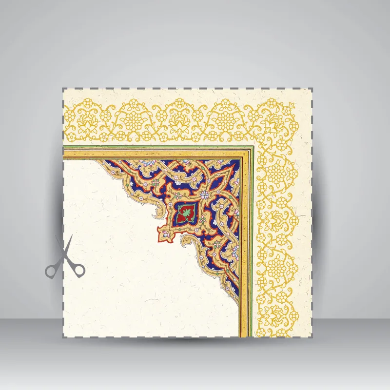 کاغذ چلیپا ،35*25 cm، کد 651، (بسته 10 عددی) — انتشارات یساولی