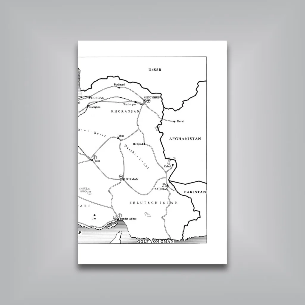 کتاب راهنمای اماکن باستانی ایران | سیلویا ماتیسون | نشر — زبان آلمانی — انتشارات یساولی