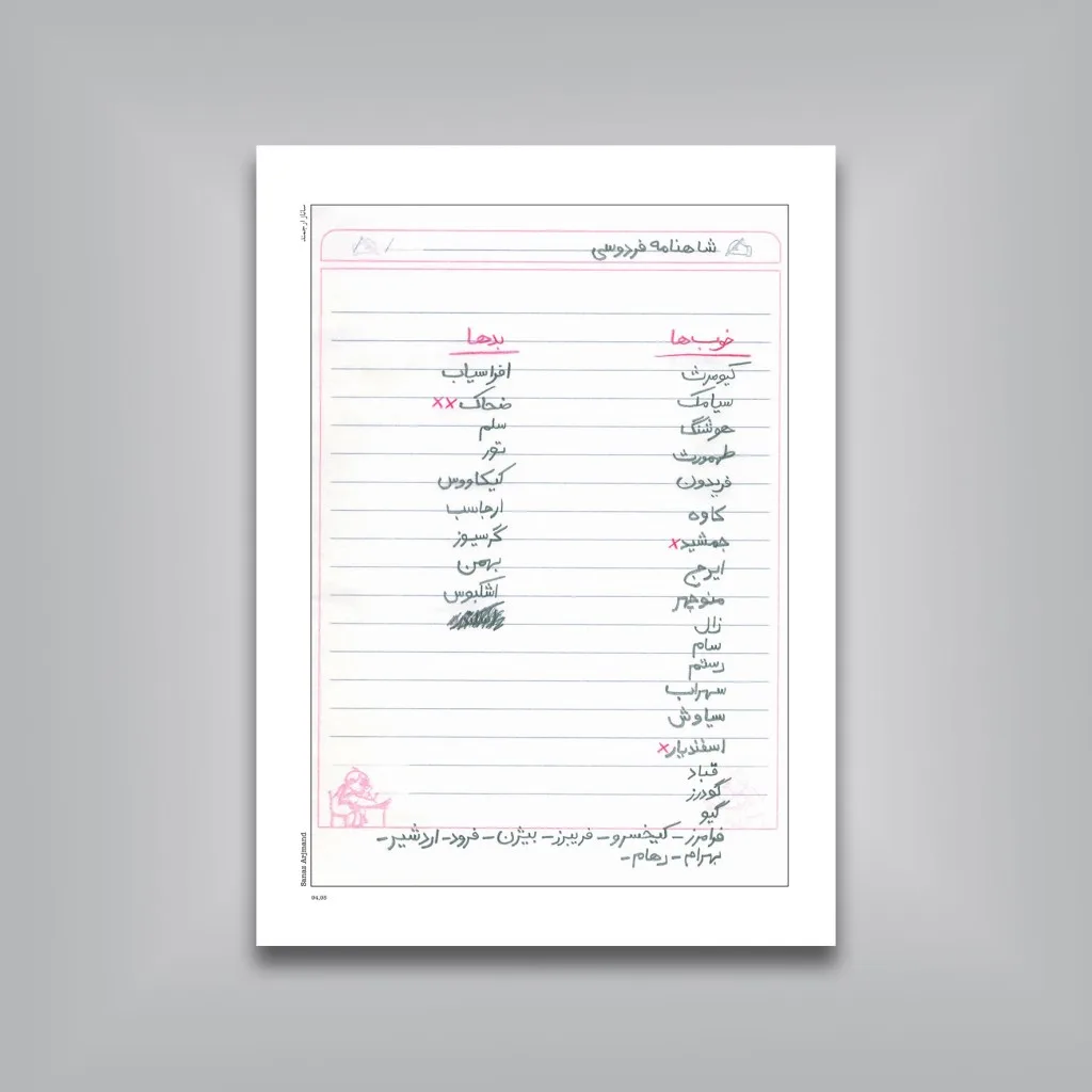 کتاب شاهنامه‌ی فردوسی | نشر — انتشارات یساولی