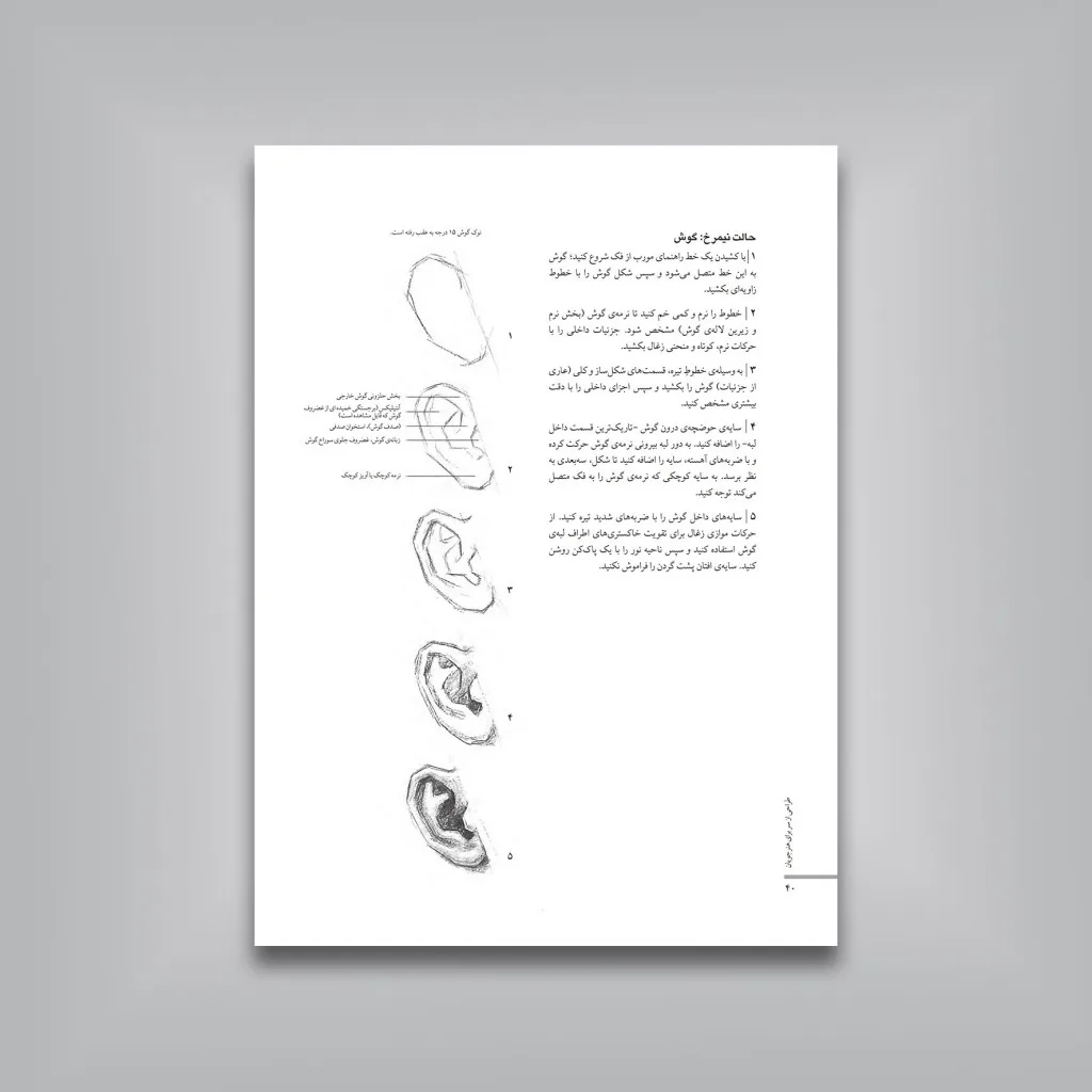 کتاب طراحی از سر برای هنرجویان | انتشارات — انتشارات یساولی