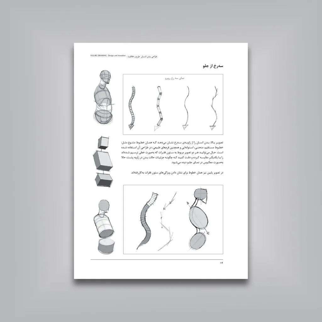 کتاب طراحی بدن انسان طرح و خلاقیت | میشل هامپتون — انتشارات یساولی