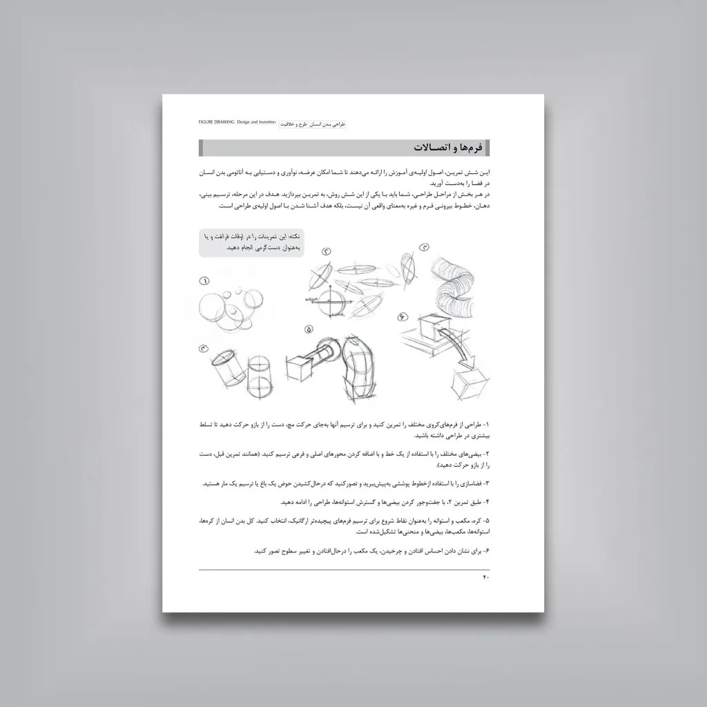 کتاب طراحی بدن انسان طرح و خلاقیت | میشل هامپتون — انتشارات یساولی
