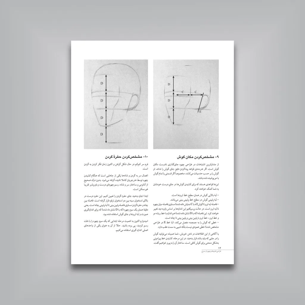 کتاب طراحی قدم به قدم چهره از سه رخ | ولادیمیر لندن — انتشارات یساولی