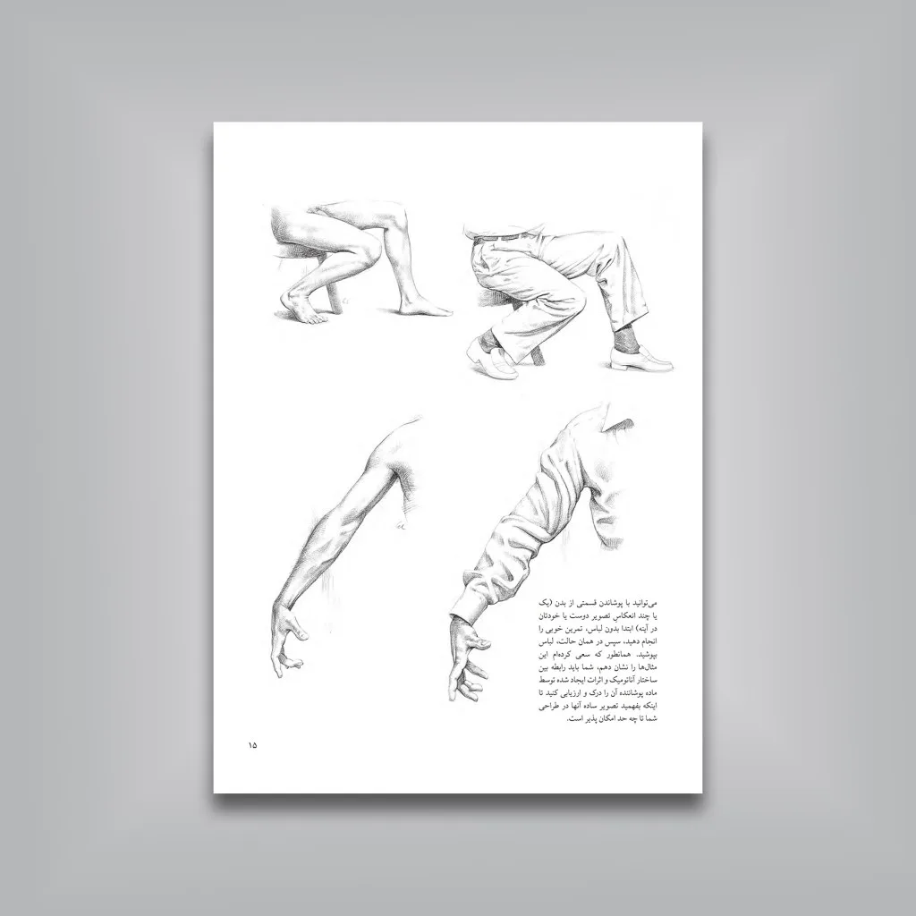 کتاب هنر طراحی اندام با لباس: پرتره‌‌ مردم در زندگی روزمره | نشر — انتشارات یساولی