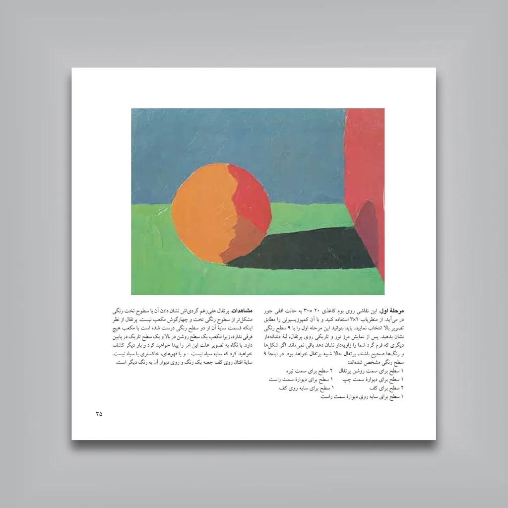 کتاب رنگ را چگونه ببینیم و نقاشی کنیم آرتور اشترن نشر — انتشارات یساولی