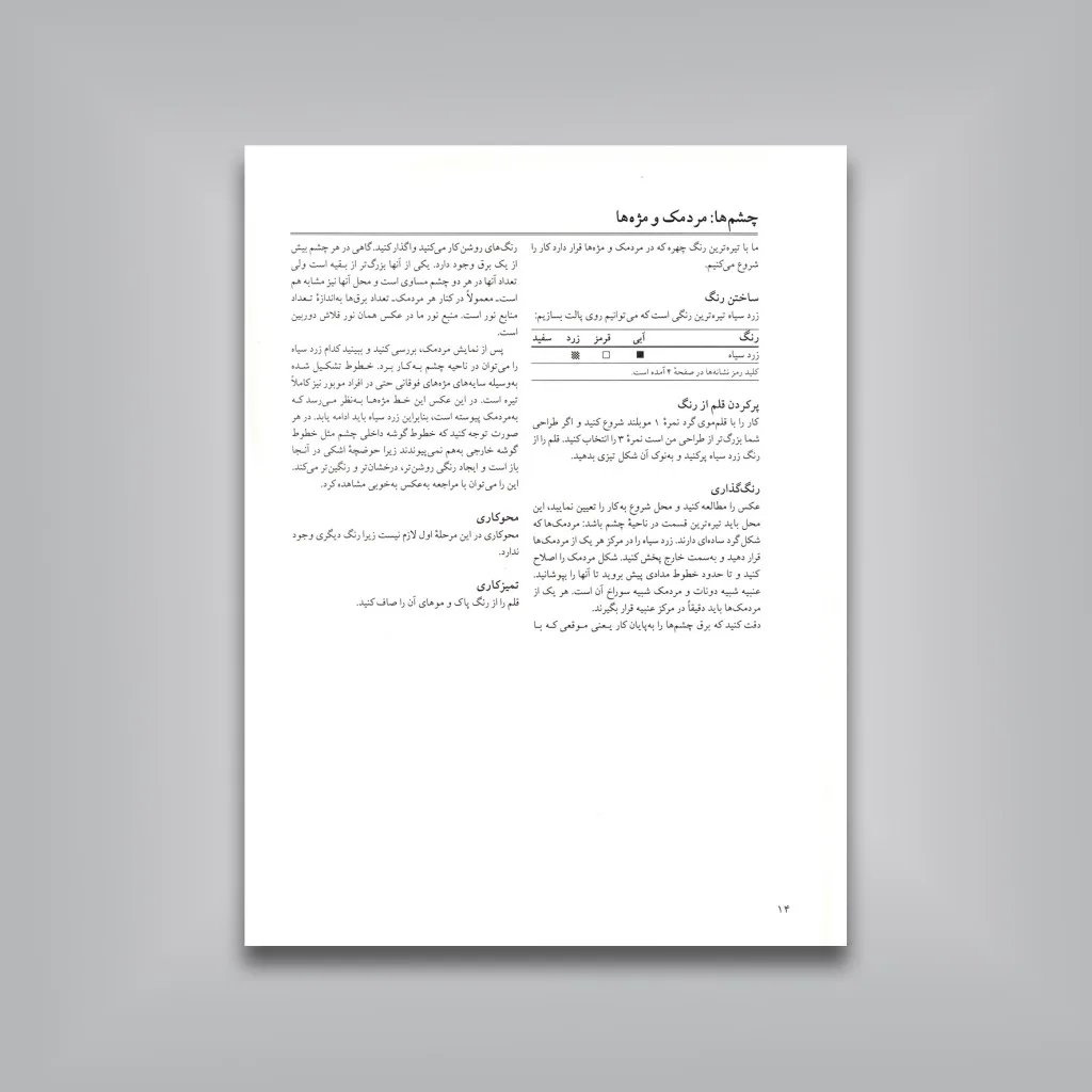 کتاب چهره سازی با رنگ روغن | انتشارات — انتشارات یساولی