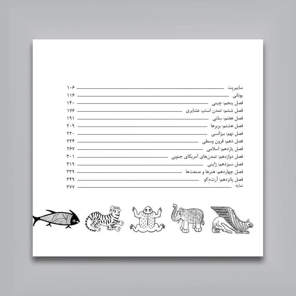 کتاب 4000 طرح تزئینی | حیوان، پرنده و ماهی | نشر — انتشارات یساولی