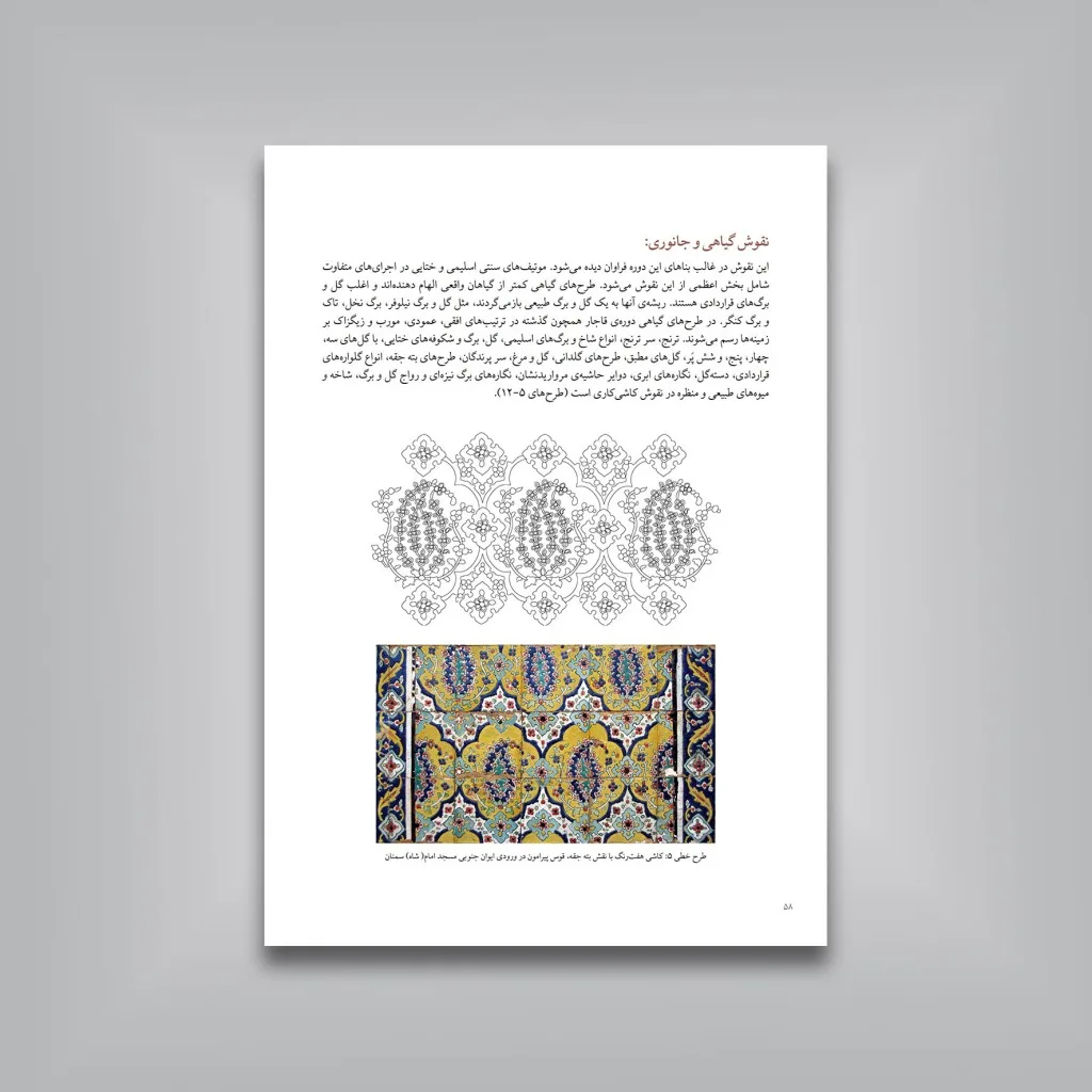 کتاب کاشی کاری قاجاری | محمدرضا ریاضی | نشر — انتشارات یساولی