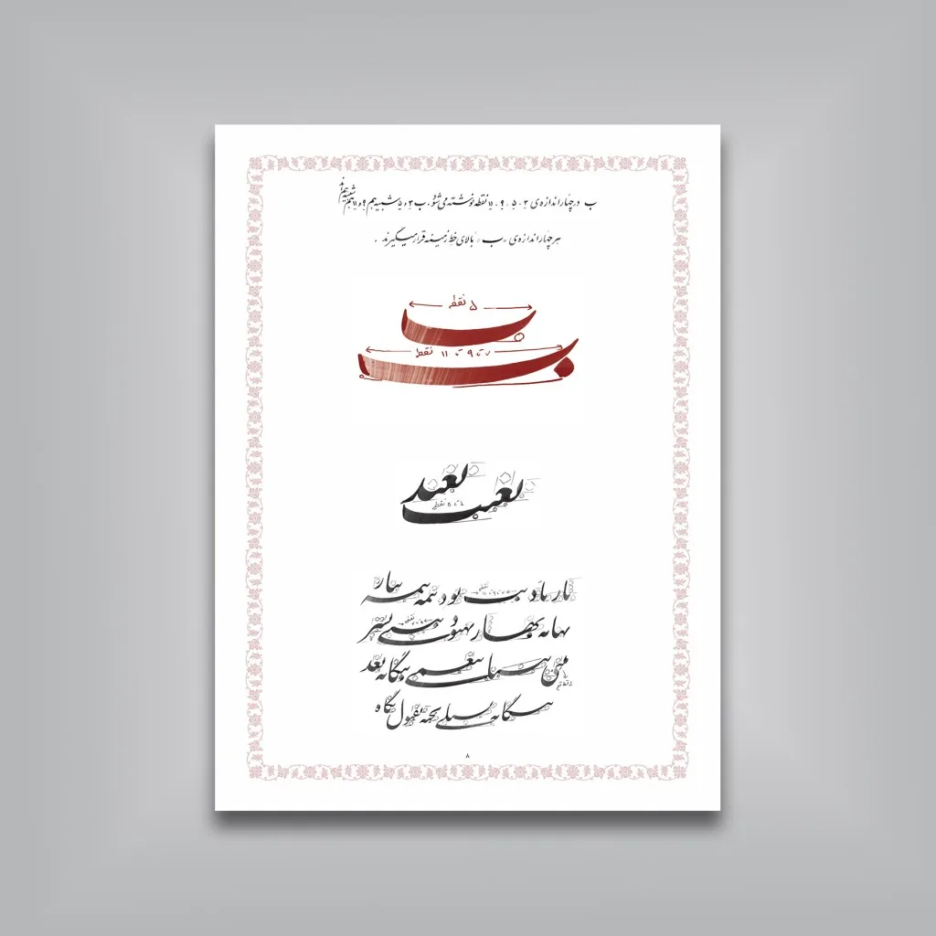 کتاب آموزش خط نستعلیق سطرنویسی | کریم شیرالی | نشر — انتشارات یساولی