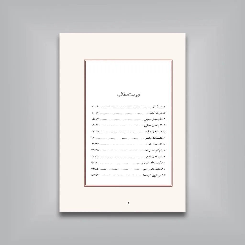 کتاب کشیده: بررسی و شناخت کشیده ها در خط نستعلیق (ویرایش جدید) — انتشارات یساولی